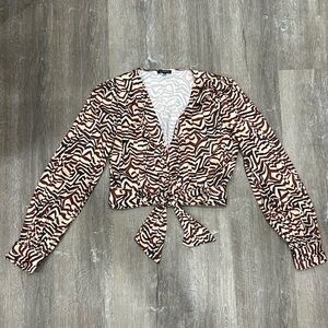 Silky Long Sleeve Blouse